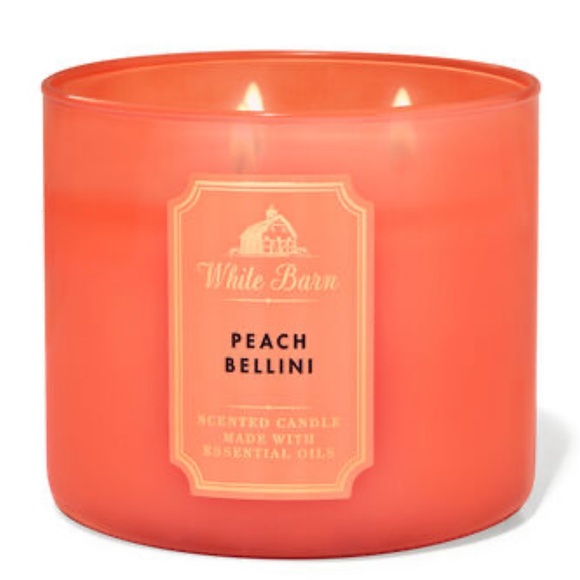 Peach Bellini 3-wick Candle Bath & Body Works